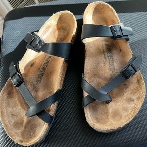Black Birkenstocks Sandals